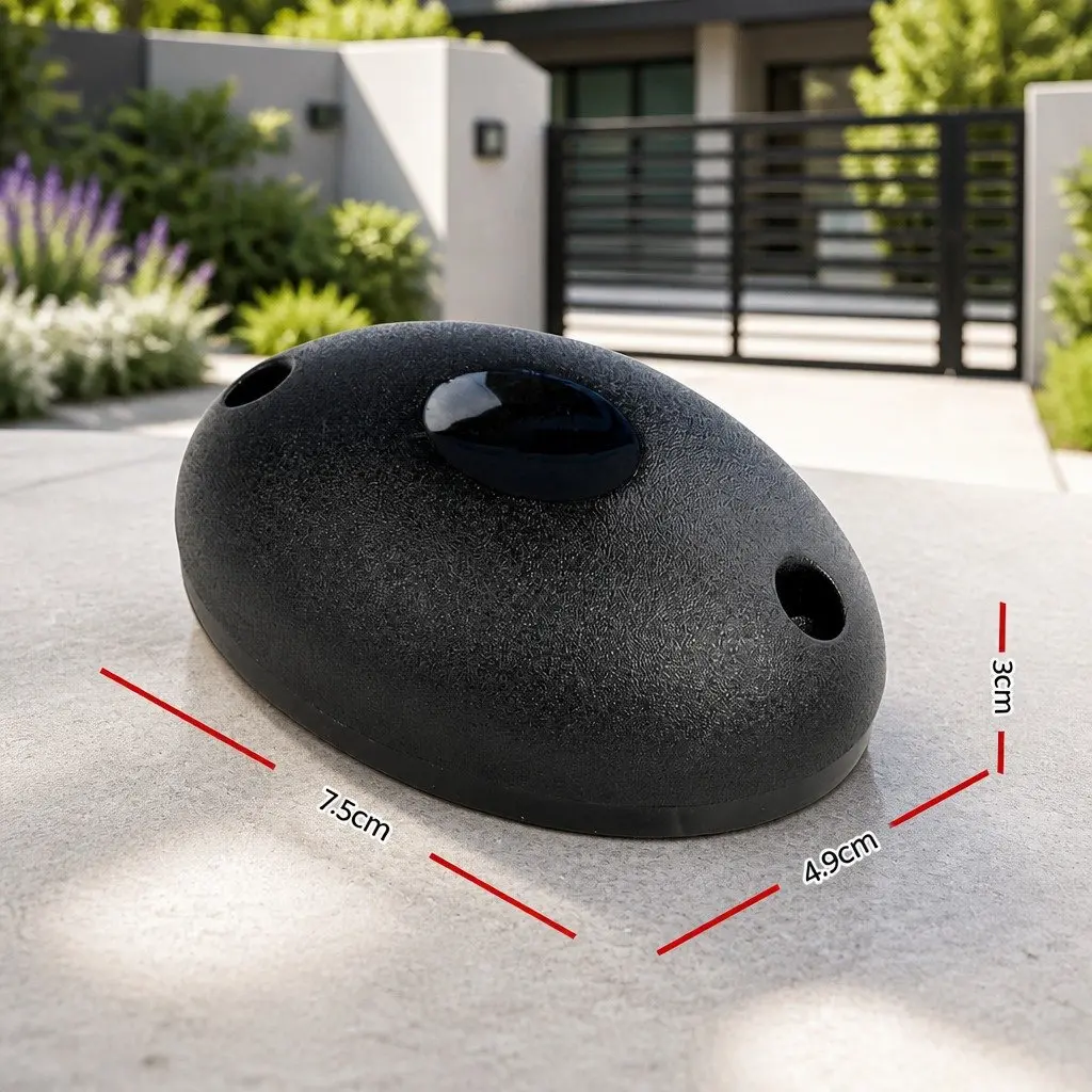 Infrared Photocell Sensor for Swing Sliding Gate Systems 20M Detection Range White