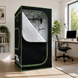 Grow Tent 1M x 1M x 2M Hydroponics Indoor Plant Room System Kit with Accessories
