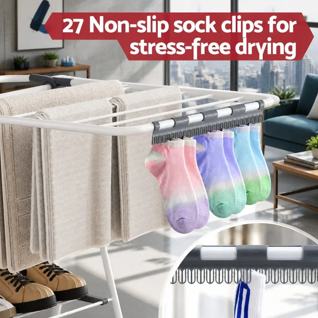 Clothes Drying Rack Two Tier Foldable 139CM White Laundry Dryer Stand
