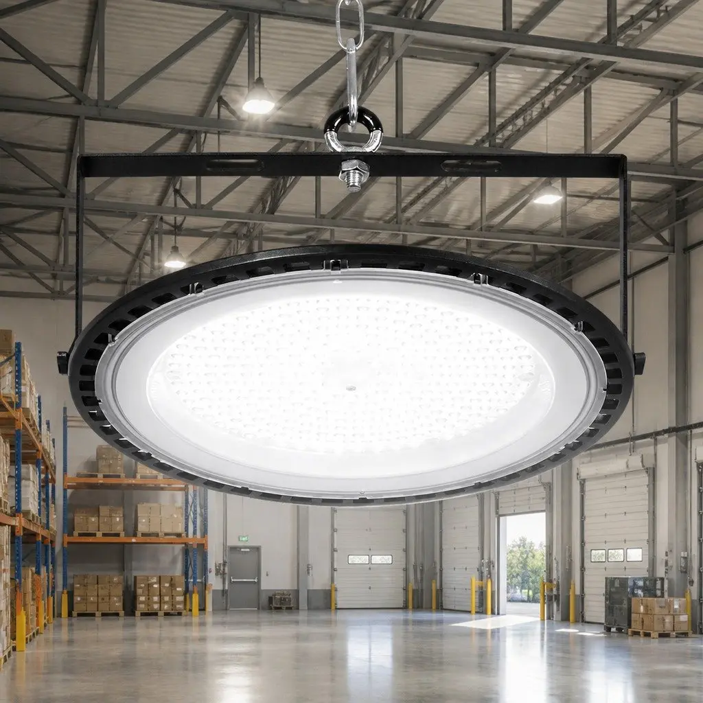 LED High Bay Light 200W Industrial Ceiling Lamp Workshop Warehouse Factory