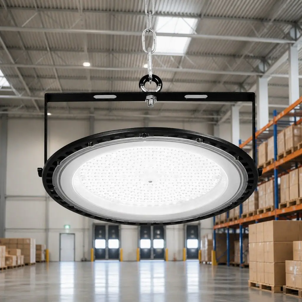 LED High Bay Light 200W Industrial Ceiling Lamp Workshop Warehouse Factory