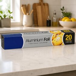 Aluminium Foil 20m Roll Kitchen Cooking Baking Food Storage Wrapping Covering