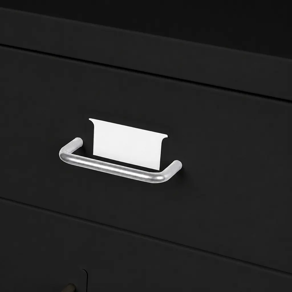 3 Drawer Filing Cabinet Steel Office Storage Organizer Compact Workspace