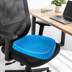 Gel Honeycomb Seat Cushion Flex Back Support Office Home Car Chair Pad Cool