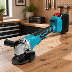 21V Cordless Angle Grinder Kit 125mm Brushless Motor 11500 RPM 2 Batteries