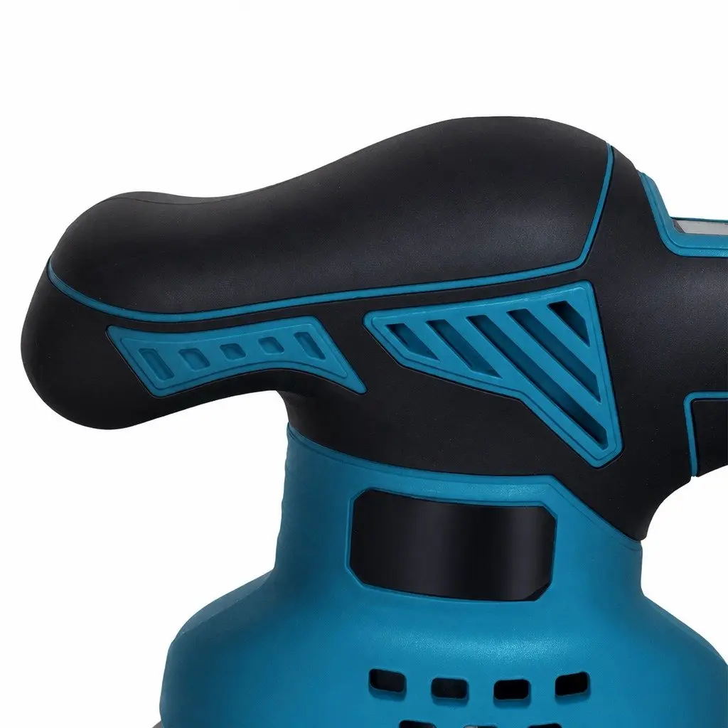 Cordless Car Polisher Buffer Brushless Motor 6 Speed 6 Inch Pad Blue Black