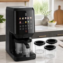 10-in-1 Ice Cream Maker Machine Homemade Gelato Sorbet Frozen Dessert Black