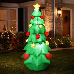 Inflatable Christmas Tree 2.5M LED Lights Outdoor Indoor Holiday Decoration