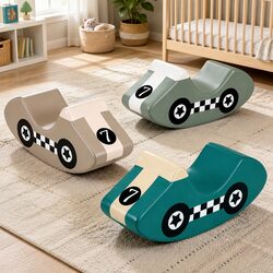 Kids Climbing Blocks 3Pcs Foam Toddler Indoor Playset Soft Rocker Activity Toy