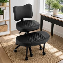 Kneeling Chair Cross Legged Meditation Seat Adjustable Height Office Desk