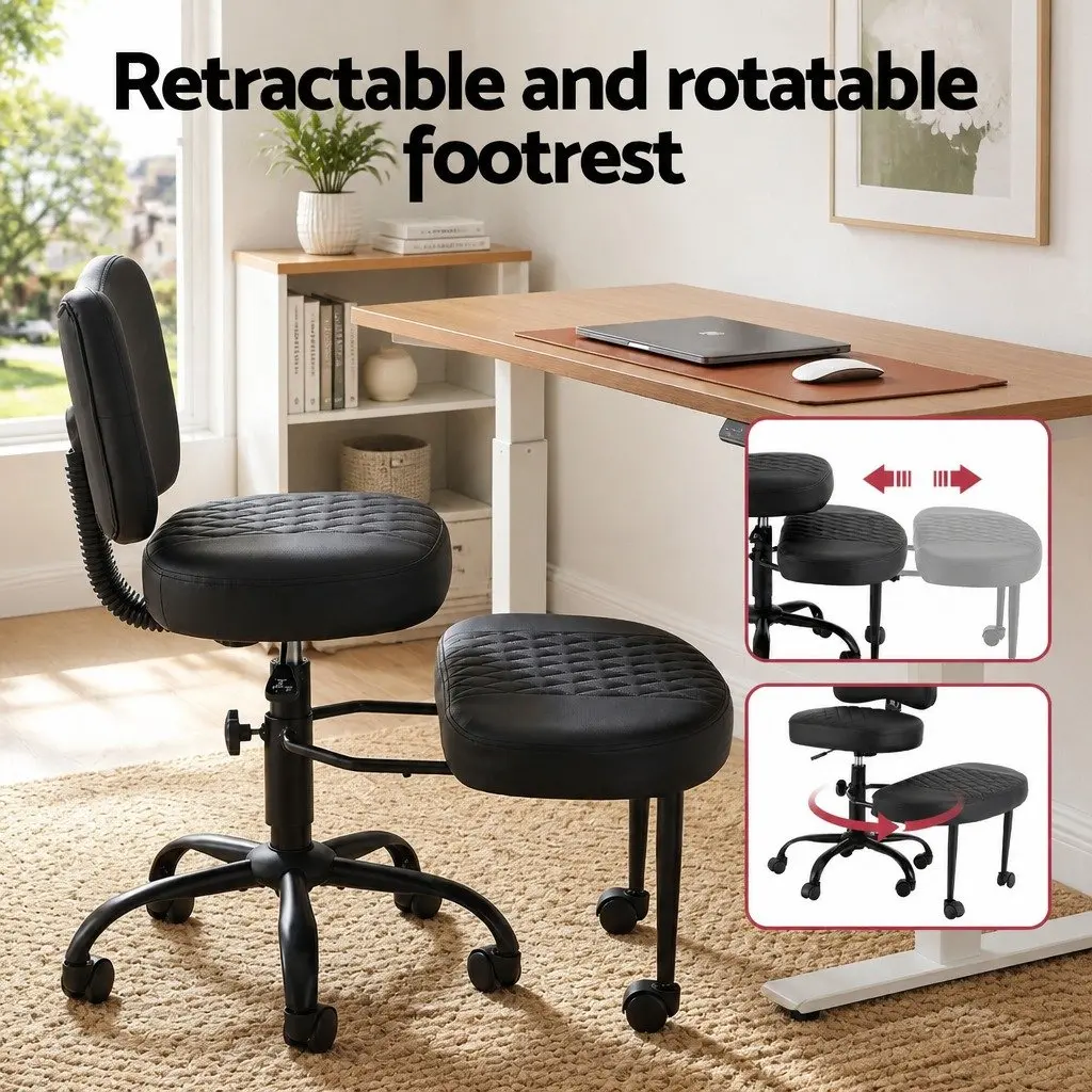 Kneeling Chair Cross Legged Meditation Seat Adjustable Height Office Desk