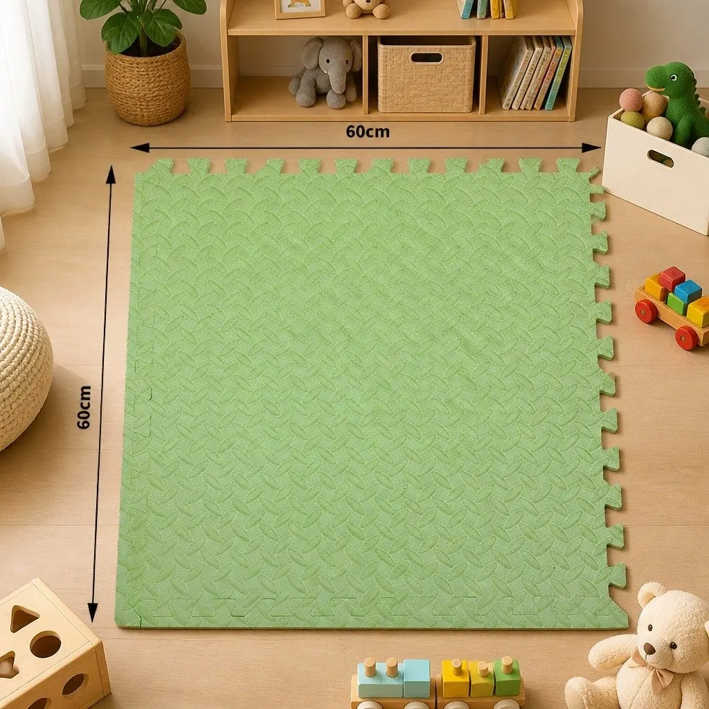 Kids EVA Foam Play Mat Interlocking Soft Activity Tiles 60cm x 60cm Various Colours