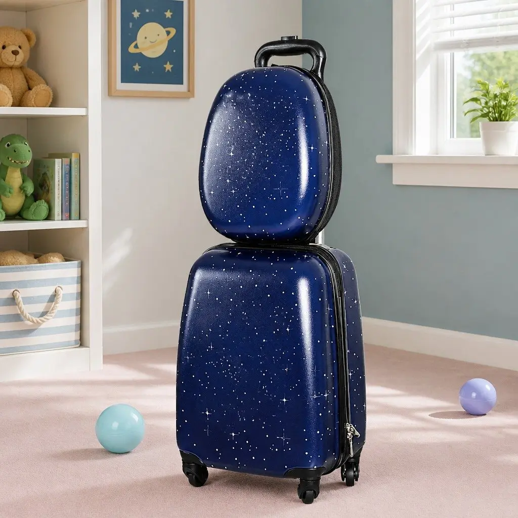 Kids Luggage Set Lightweight 2PC Carry-On Suitcase and Backpack Travel School