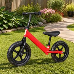 Kids Balance Bike Ride On Toy Adjustable Seat Handlebar Lightweight Portable