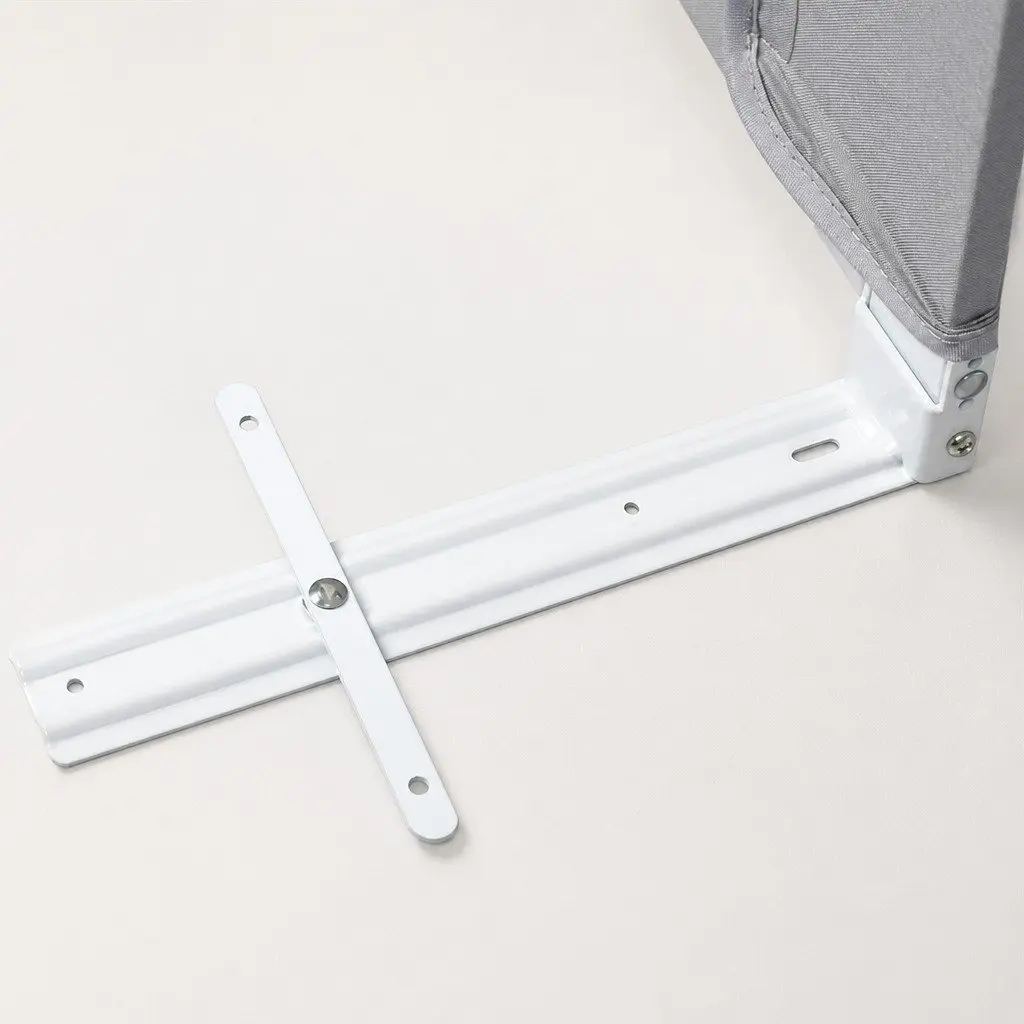 Bed Rail Kids Safety Guard Adjustable Folding Mesh Barrier for Child Sleep