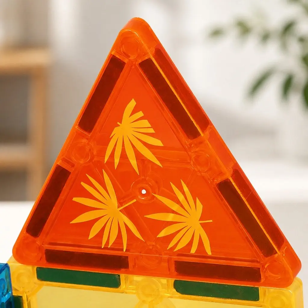 Kids Magnetic Building Blocks Dinosaur Themed Educational Play Toys Multi-colour