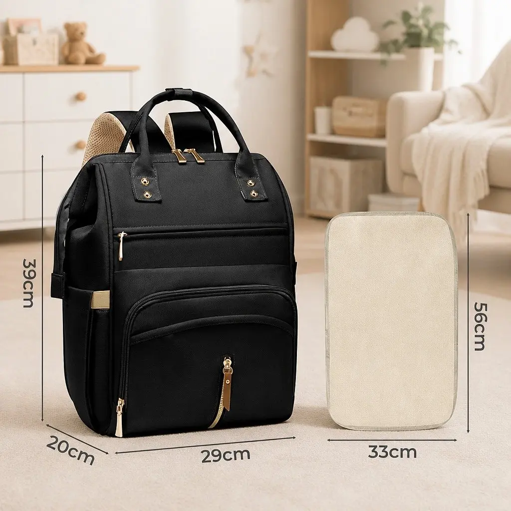 Mummy Backpack Nappy Diaper Bag Baby Travel Changing Pad Organizer Parent