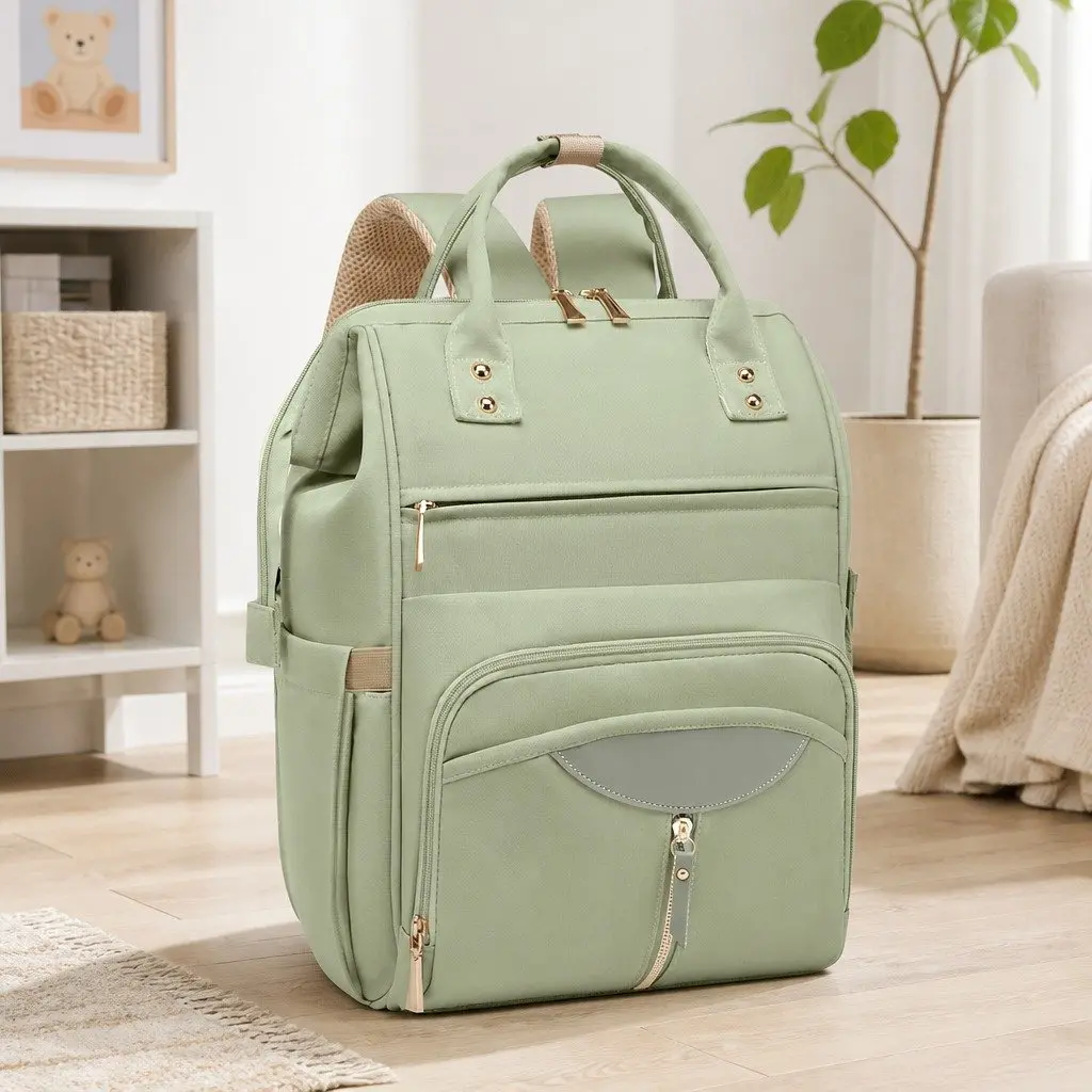 Mummy Backpack Nappy Diaper Bag Baby Travel Changing Pad Organizer Waterproof