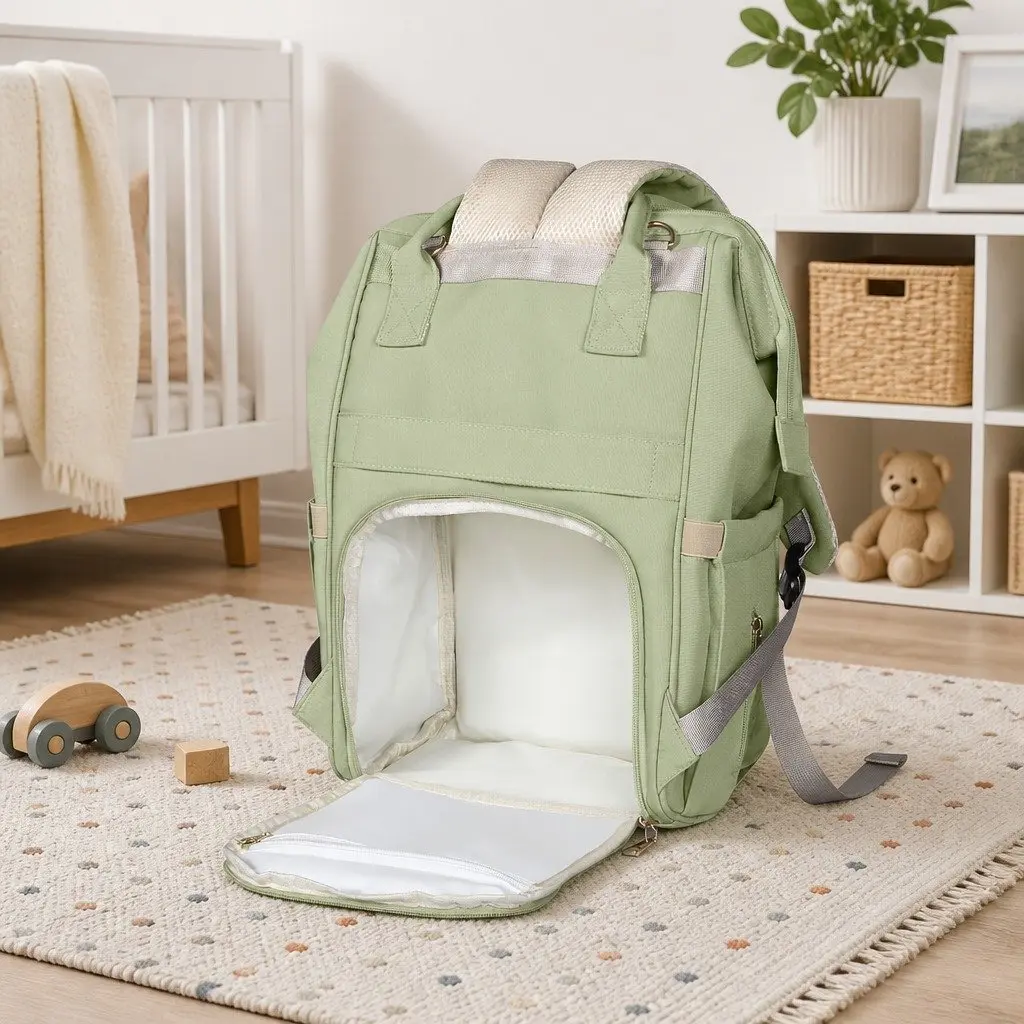 Mummy Backpack Nappy Diaper Bag Baby Travel Changing Pad Organizer Waterproof