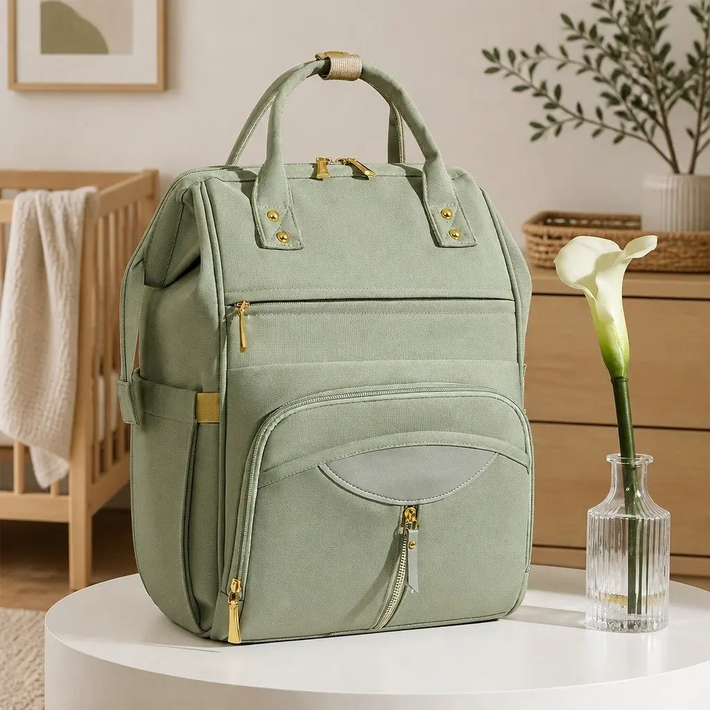 Mummy Backpack Nappy Diaper Bag Baby Travel Changing Pad Organizer Waterproof