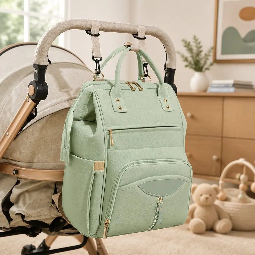 Mummy Backpack Nappy Diaper Bag Baby Travel Changing Pad Organizer Waterproof