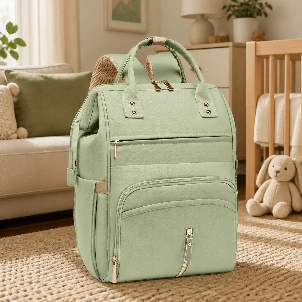 Mummy Backpack Nappy Diaper Bag Baby Travel Changing Pad Organizer Waterproof