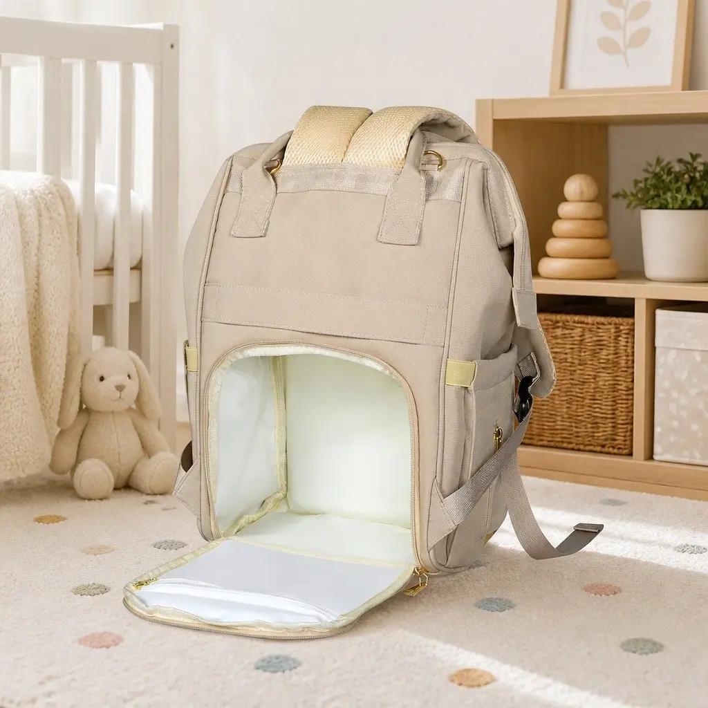 Mummy Backpack Nappy Diaper Bag Baby Travel Changing Pad Multifunctional