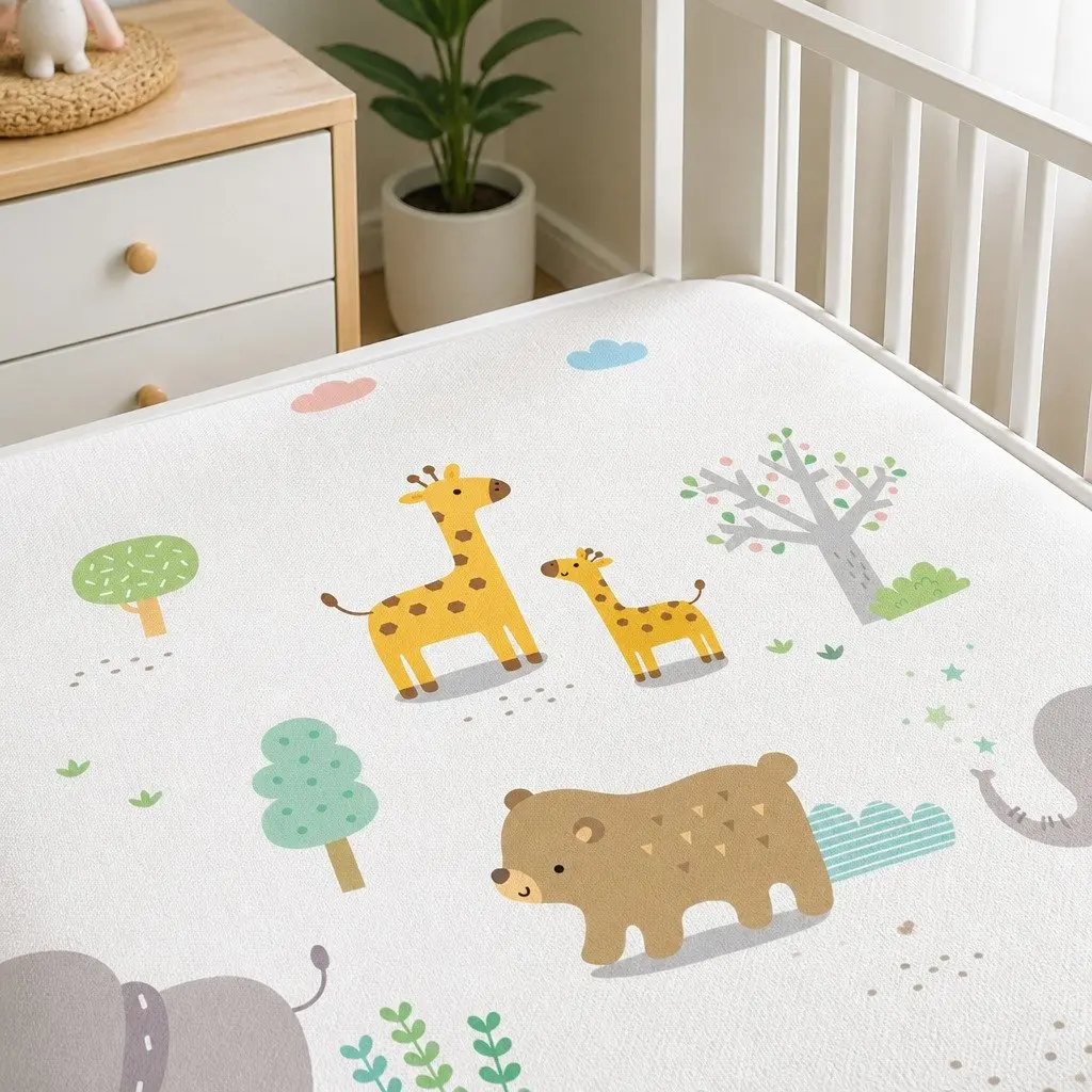 Kids Play Mat Baby Crawling Pad Folding Activity Mat Tummy Time Double-Sided