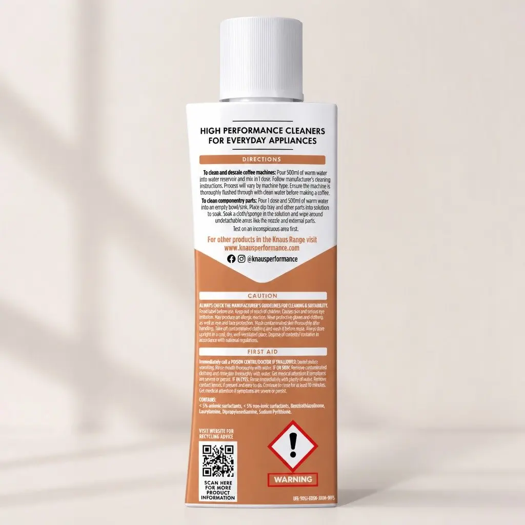 Coffee Machine Cleaner Descaler Liquid Formula 300ml Limescale Remover