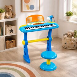 Kids Piano Keyboard 37 Keys Electronic Musical Instrument Set with Stool