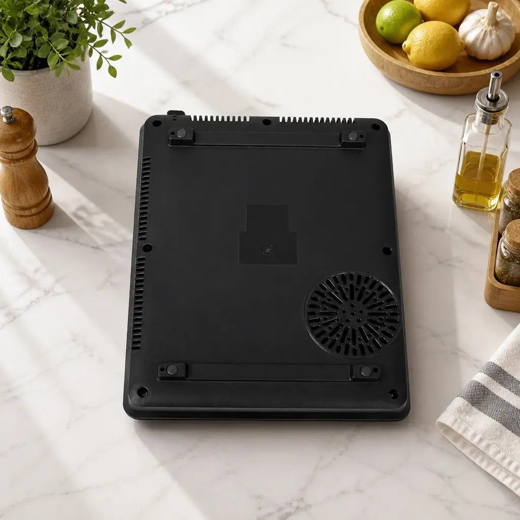 Single Burner Induction Cooktop Portable Electric Hot Plate 300W to 2000W Black