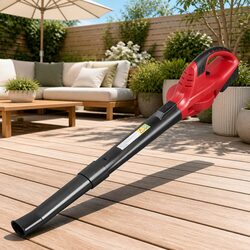 Cordless Leaf Blower 20V Lithium Battery Electric Garden Tool 2-Speed Nozzle