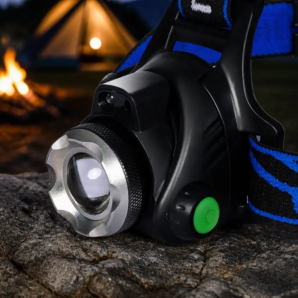 LED Headlamp Flashlight 140 Lumens Headlight Rechargeable Outdoor Sports