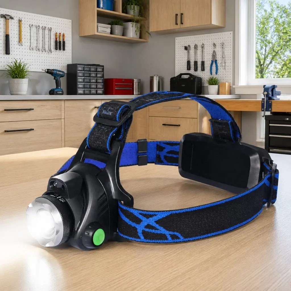 LED Headlamp Flashlight 140 Lumens Headlight Rechargeable Outdoor Sports