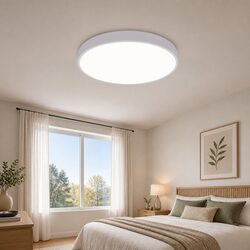 LED Ceiling Down Light 18W Ultra-Thin 5CM White Bedroom Kitchen Living Room
