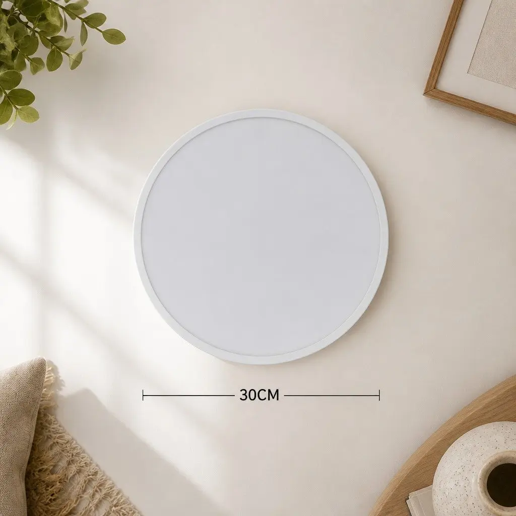 LED Ceiling Light 36W Ultra-Thin 5CM Round Flush Mount 3-Colour Switchable Warm Neutral Cold White