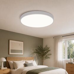 LED Ceiling Light 60W 3-Colour Temperature White Round Flush Mount Fixture