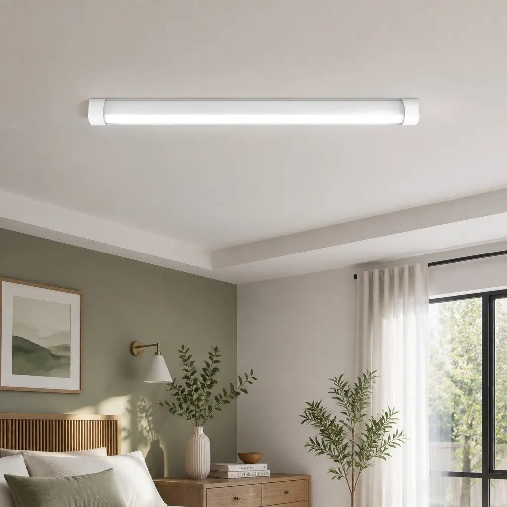 LED Ceiling Batten Light 40W 120CM Cool White Aluminium Indoor Outdoor Lighting