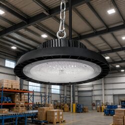 UFO LED High Bay Light 200W Warehouse Shop Lighting Fixture Bright Work Area