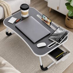 Laptop Bed Desk Foldable Portable Table Study Writing Home Office Kids Adults