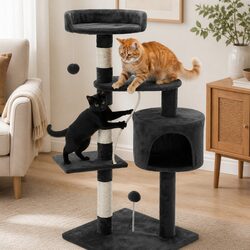 Cat Tree 140cm Indoor Cats Multi-Level Climbing Perch Sisal Scratching Posts