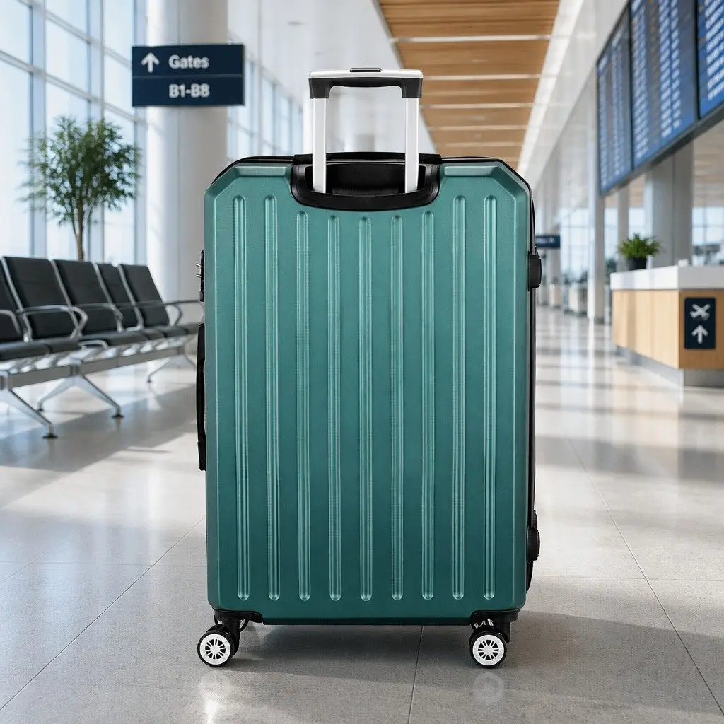 Luggage Suitcase 28-inch Hard Shell Travel Case with TSA Lock Spinner Wheels Green