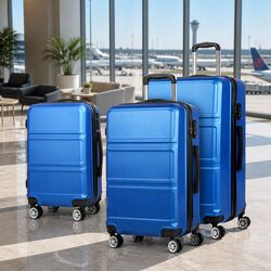 Luggage Set 20" 24" 28" Hard Shell Spinner Suitcase TSA Lock Travel Carry On
