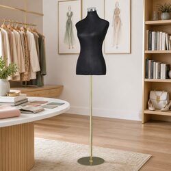 Female Dressmaking Mannequin Torso Tailor Display Model Adjustable Height