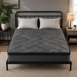 Double Mattress 25cm Pocket Spring Latex Euro Top Medium Firm Support Bed