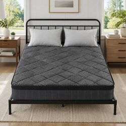 Queen Mattress 25cm Pocket Spring Latex Euro Top Medium Firm Support Bed