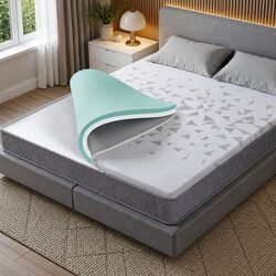 Queen Mattress 23cm Pocket Spring Reversible Foam Dual Firmness Medium Firm