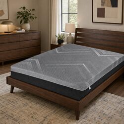 King Size Mattress 26cm Firm Pocket Spring Dual Edge Support Dark Grey