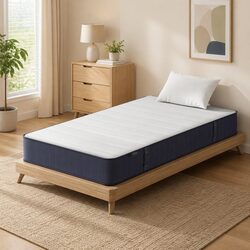 King Single Mattress 20cm Pocket Spring Firm Support Breathable Knitted Fabric