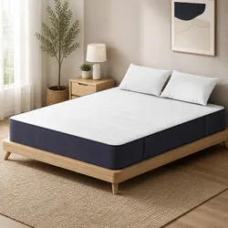 King Size Mattress 20cm Pocket Spring Firm Support Breathable Knitted Fabric